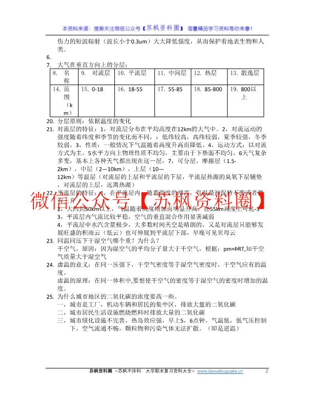 气象学与气候学